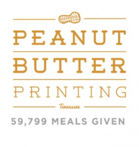 peanut butter printing